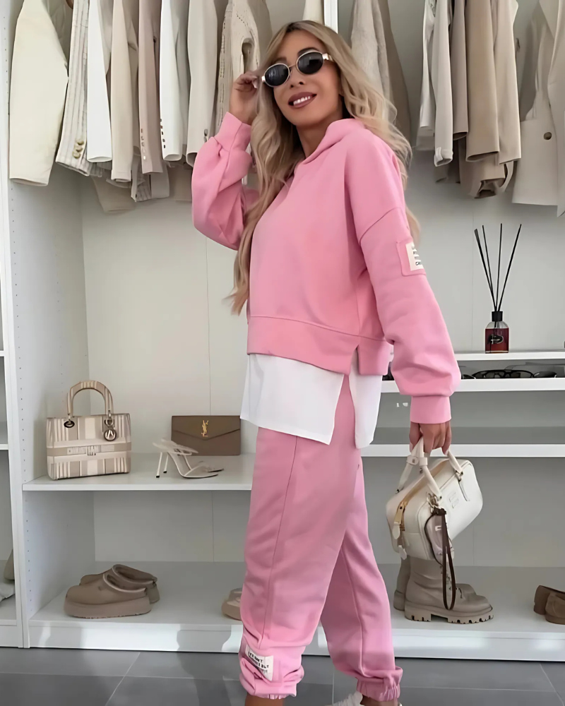 SARENA CASUAL COMFY TWO PIECE SET – Elaine's Boutique