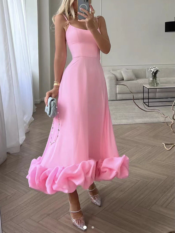 Isoria™ | Elegant Flounce Maxi Dress
