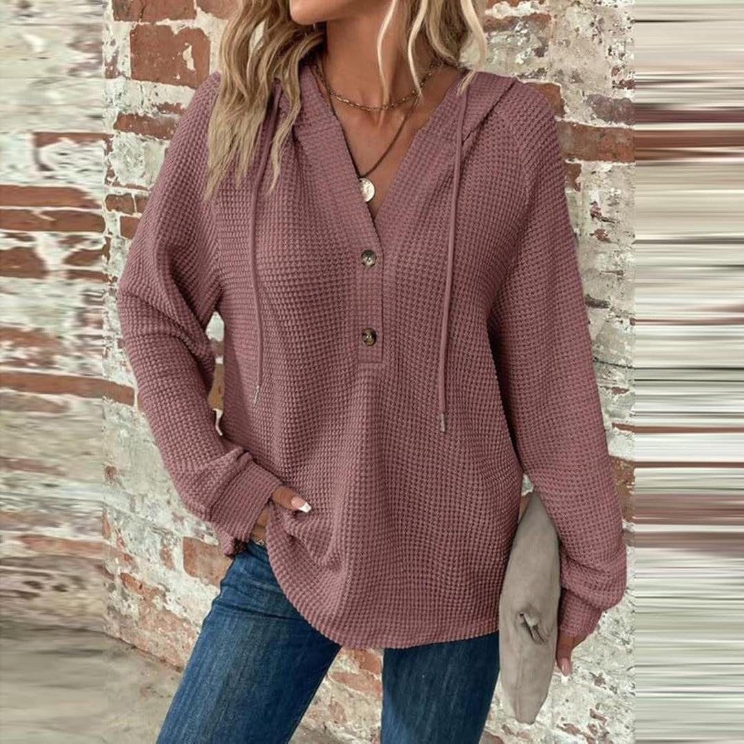 Zyrae™ | Oversized V-Neck Sweat