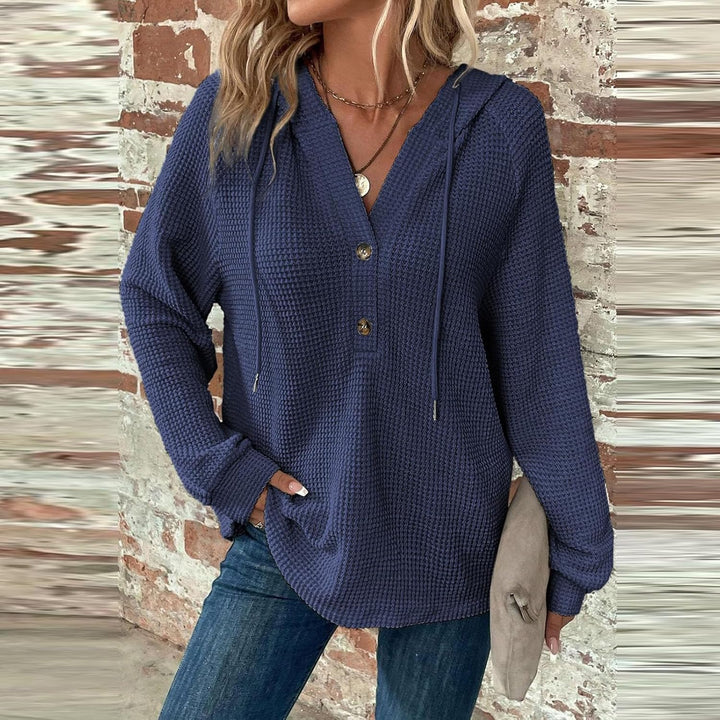 Zyrae™ | Oversized V-Neck Sweat