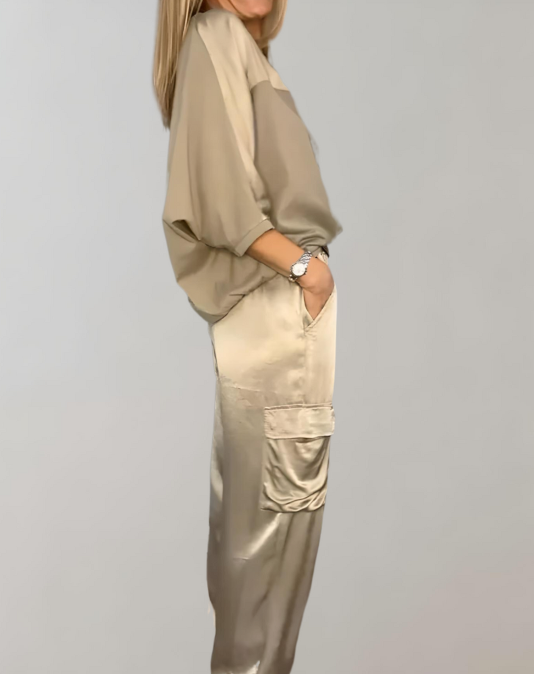 Amanda™| Silky Cargo Lounge Set