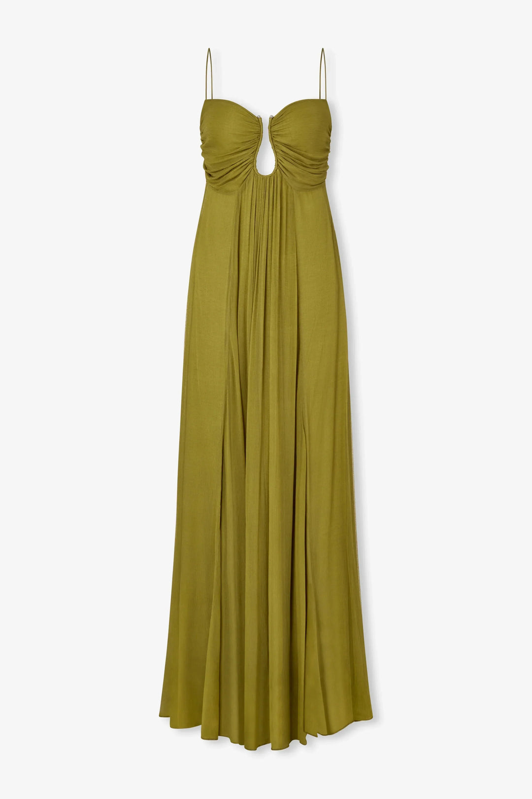 Alira™ | Classic High-Neck Maxi Dress