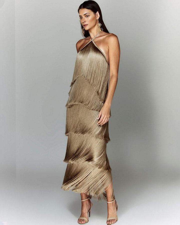Edina - Dress with tassels
