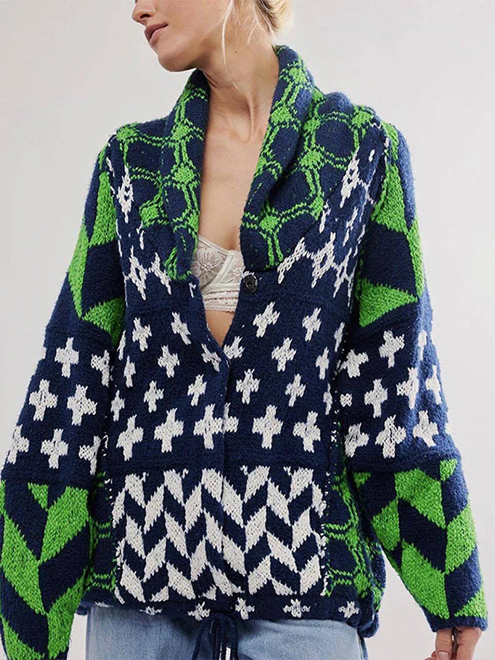 Vintage™ | Knitted V-Neck Cardigan