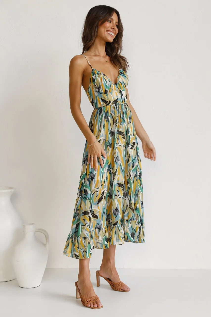 Rowyn™ | Sun-Kissed Midi Dress