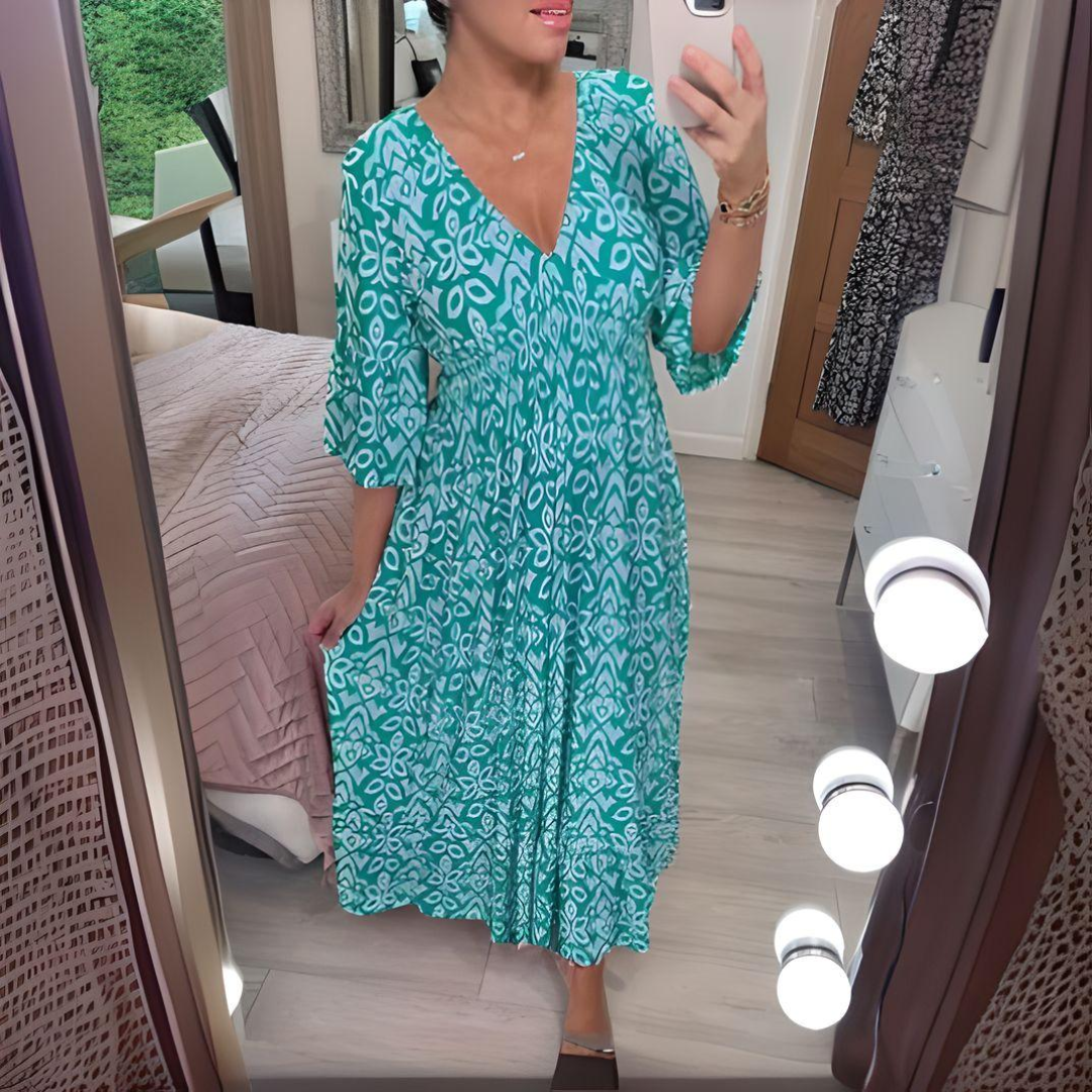 Solana™ | Free-Spirit Print Dress