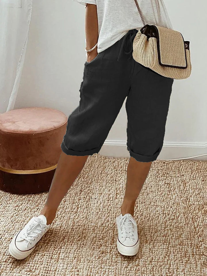 LUI™ – LIGHT COTTON-LINEN SHORTS